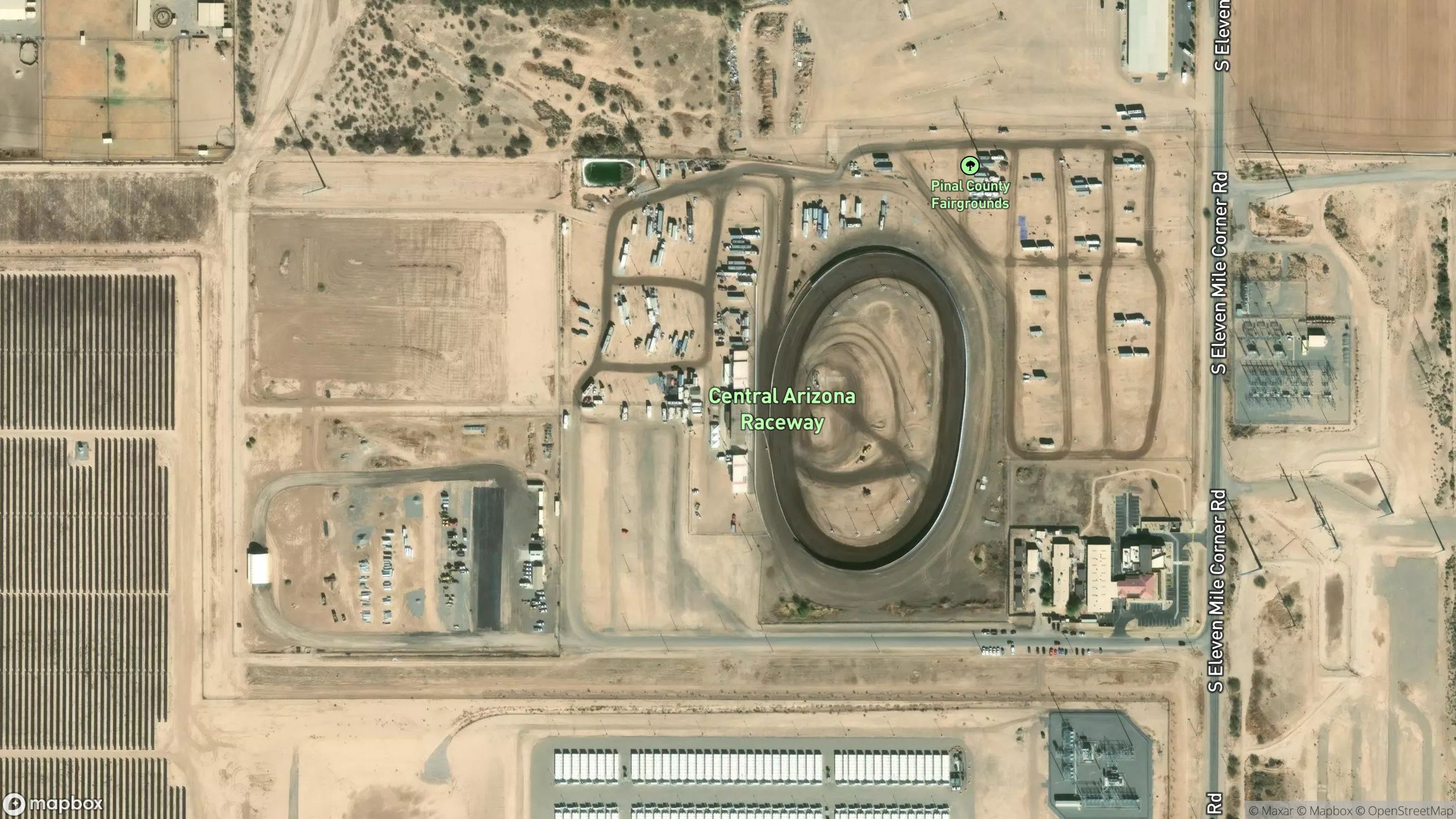 Aerial view of 1150 S Eleven Mile Corner Rd Casa Grande, AZ 85194 1