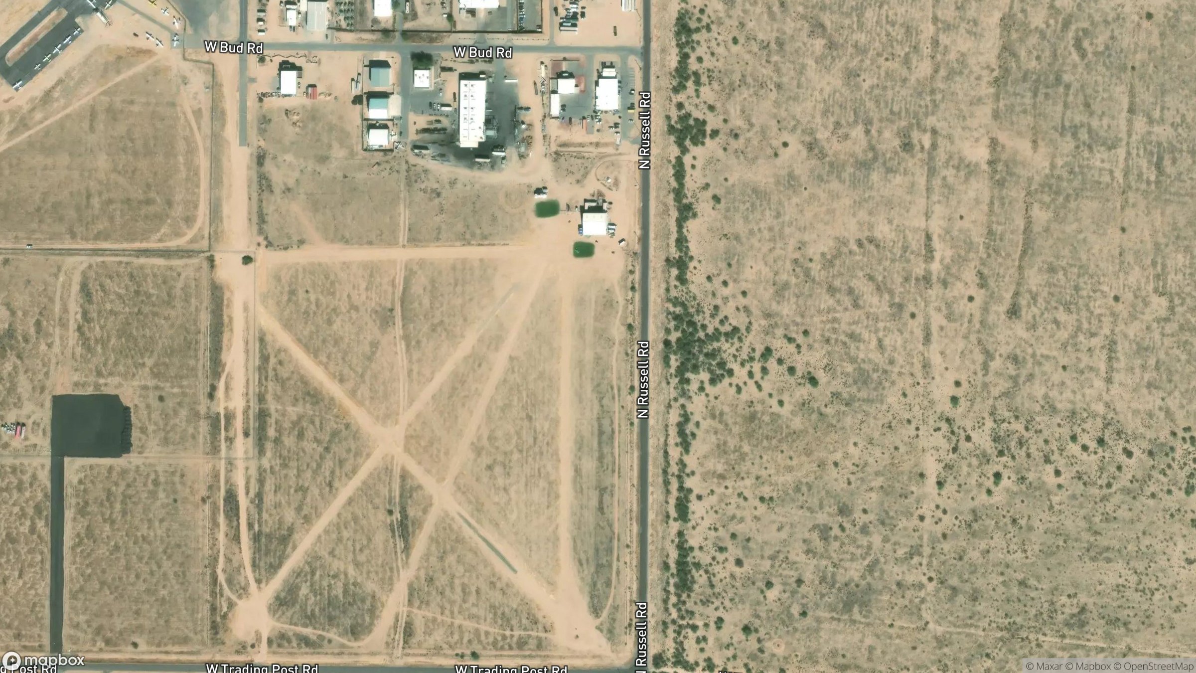 Aerial view of 11934 North Russell Road 1