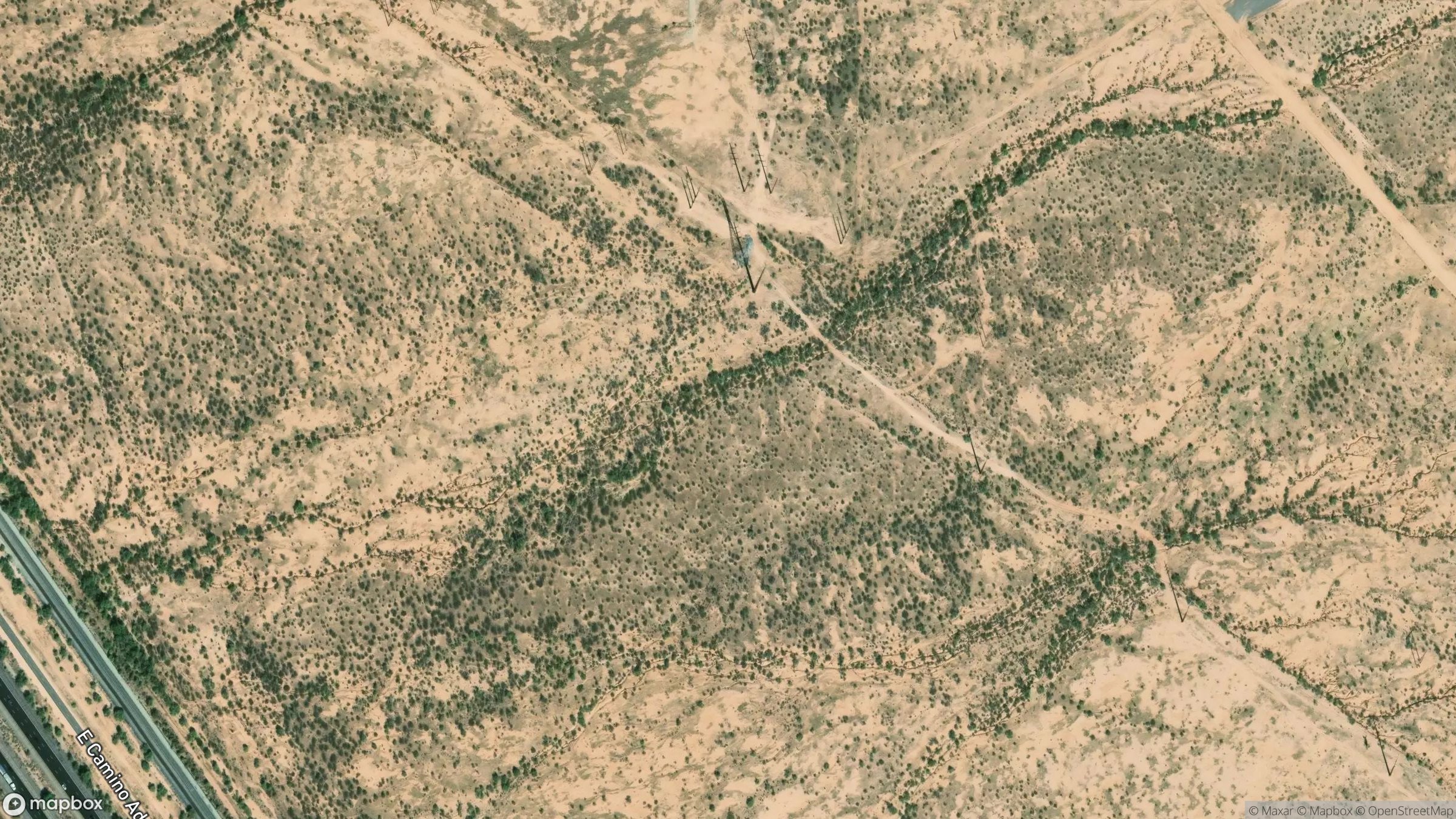 Aerial view of 26160 East Camino Adelante 2