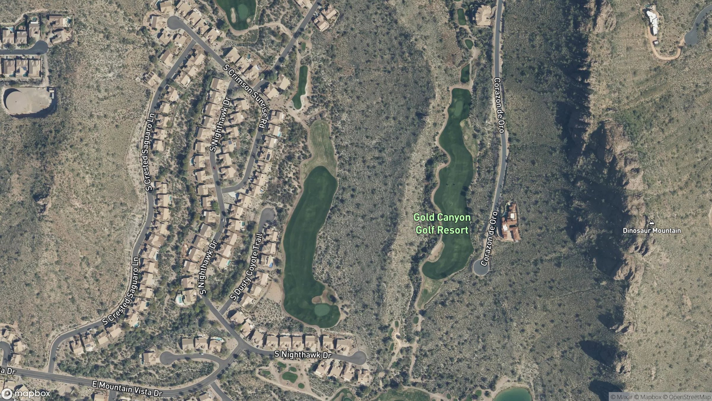 Aerial view of 4987 South Dusty Coyote Trail 1