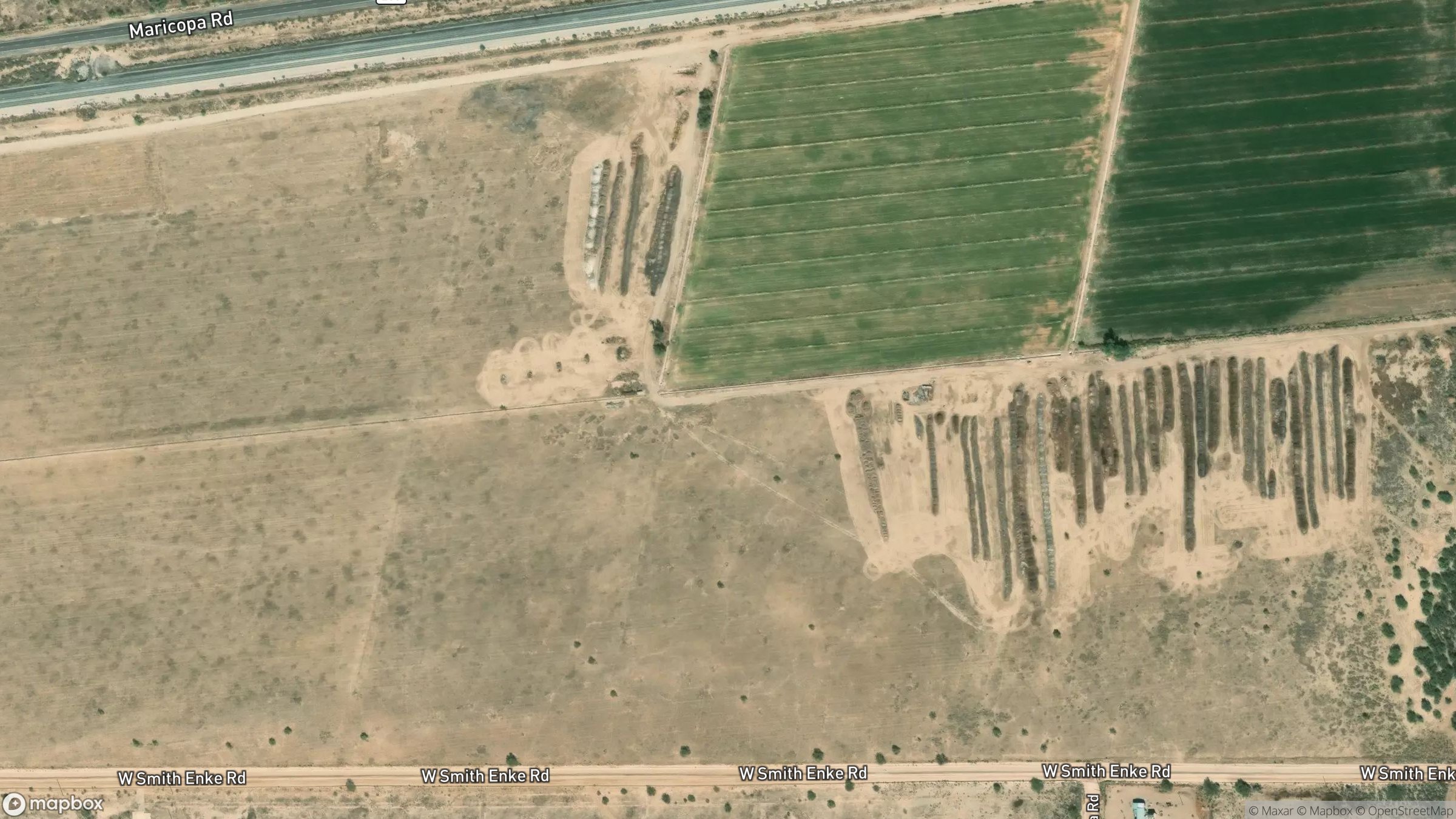Aerial view of 52825 W Prancer Rd Maricopa, AZ 85139 1