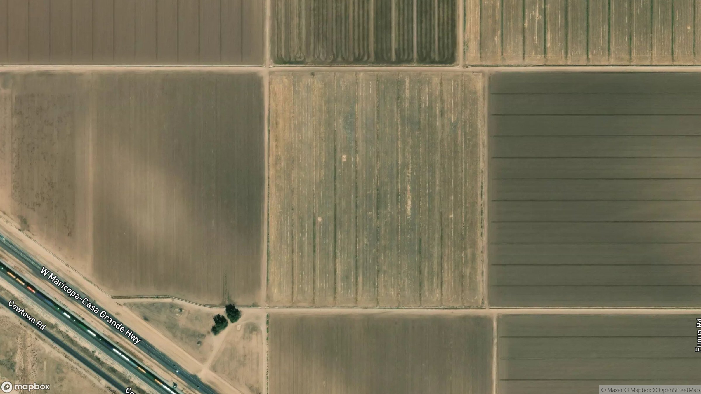 Aerial view of West Maricopa-Casa Grande Highway 5